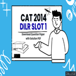 CAT 2014 DILR Slot 1 Question PAper with Solutions